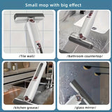 New Portable Self-NSqueeze Mini Mop, Lazy Hand Wash-Free Strong Absorbent Mop Multifunction Portable Squeeze