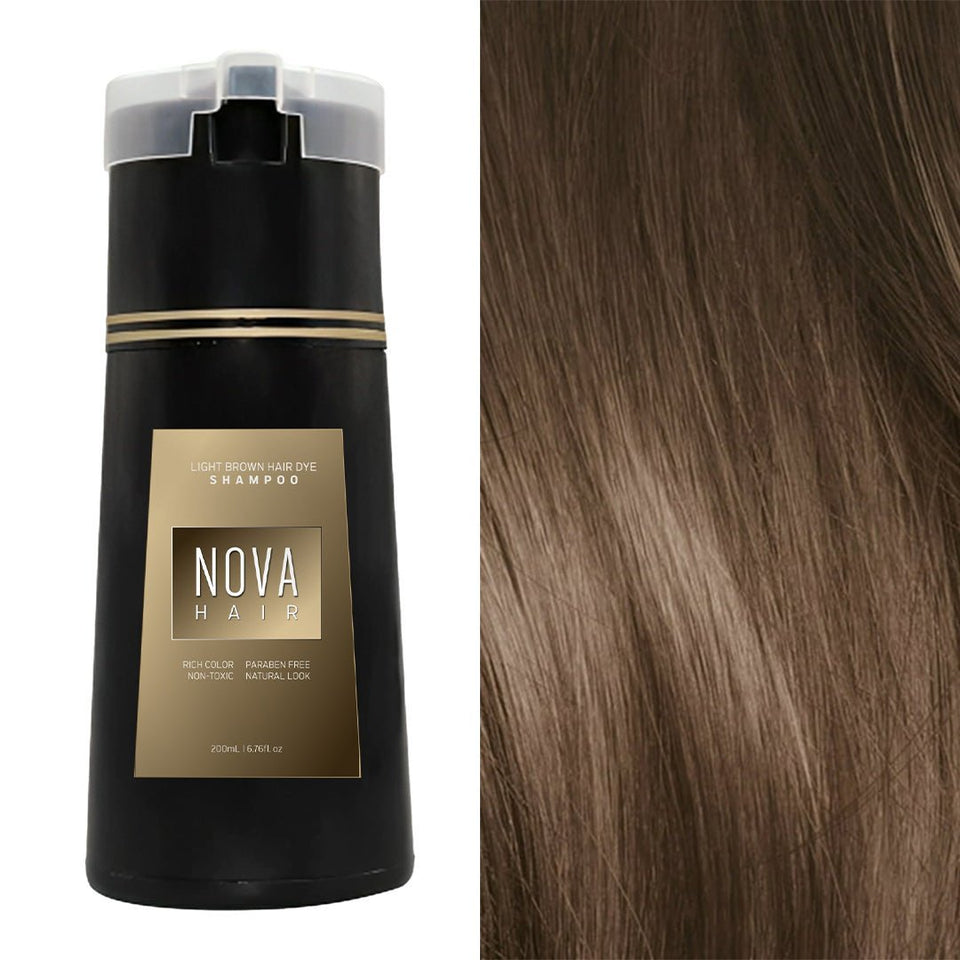 Hair Dyeing Hair Care Shampoo 3-in-1 Natural Fast White Hair Dyed Black Hair.