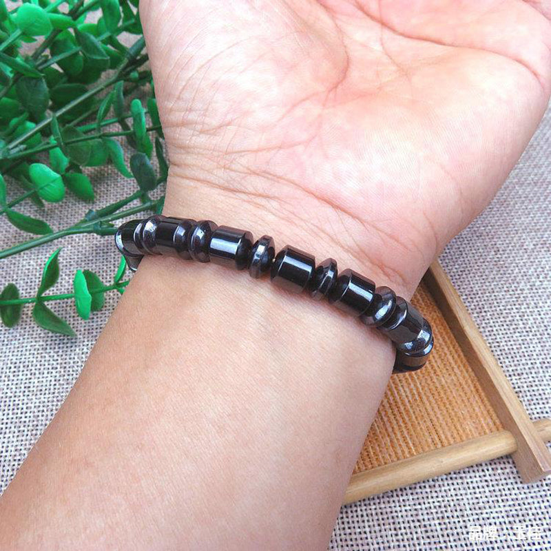 Weight Loss Magnet Bracelets For Women Men Pentagram Stone Magnetic Therapy Bracelets Pain Relief Slimming Health Jewelry