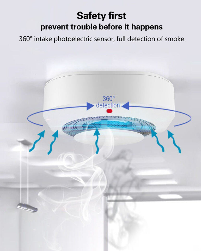 Home Fire Alarm Independent Smoke Detector Gas Sensor Smoke Alarm Fireangel UK