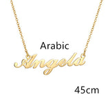 Necklace Alloy Pendant Font Fascinating Pendant Custom Name Necklace Personalized Necklace
