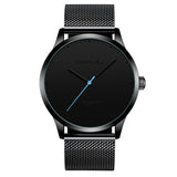 Stainless Steel Mesh Belt Fashion Watch Men.
