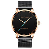 Stainless Steel Mesh Belt Fashion Watch Men.