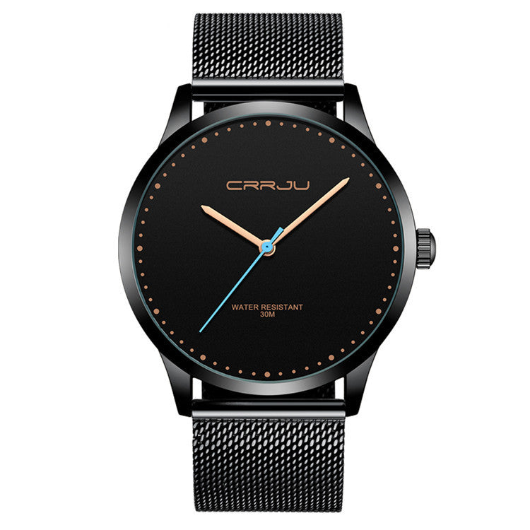 Stainless Steel Mesh Belt Fashion Watch Men.