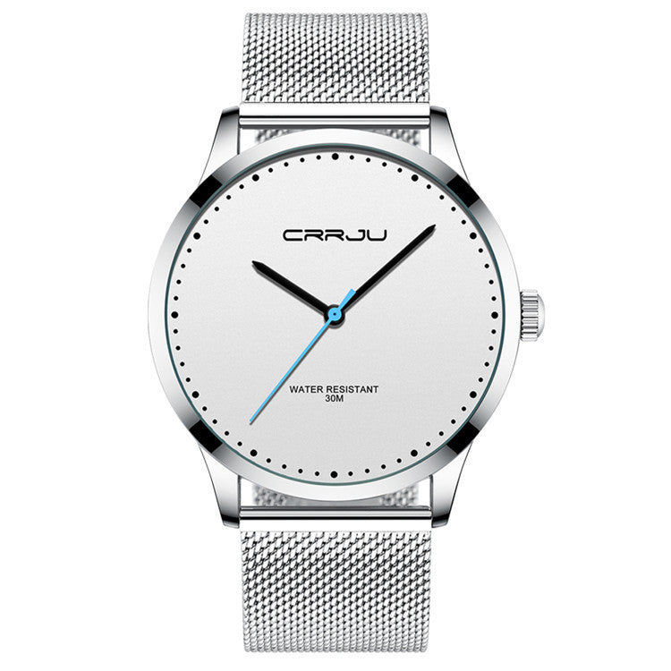 Stainless Steel Mesh Belt Fashion Watch Men.