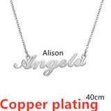 Necklace Alloy Pendant Font Fascinating Pendant Custom Name Necklace Personalized Necklace
