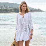 Sun Protection Clothing Women Loose Bikini Blouse.