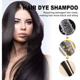 EELHOE Black Hair Shampoo Polygonum Multiflorum Essence Moisturizing, Cleaning,.