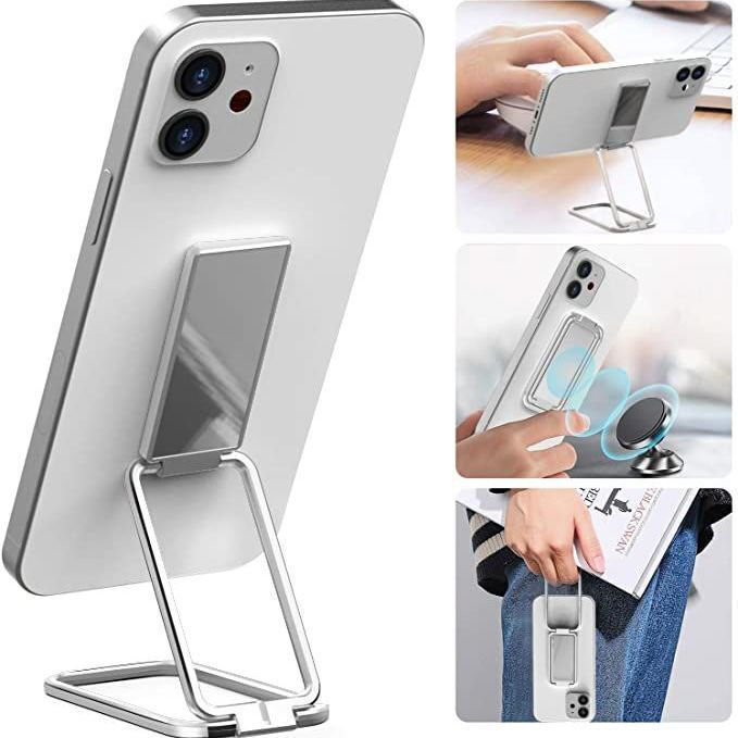 Foldable Mobile Phone Holder Ring Buckle Retractable Desktop CellPhone Stand Car Magnetic Bracket Office Accessories.