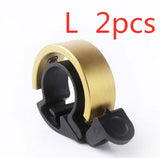 Aluminum Alloy Bicycle Bell For Children Adults Moutain Bike Universal Bike Horn Ring Sound Alarm Accessories For Safety Cycling.