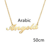 Necklace Alloy Pendant Font Fascinating Pendant Custom Name Necklace Personalized Necklace