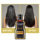 Polygonum multiflorum black hair shampoo.