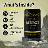 Hot Sale Gold Shilajit Gummies Bottle Package