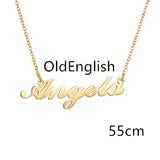 Necklace Alloy Pendant Font Fascinating Pendant Custom Name Necklace Personalized Necklace