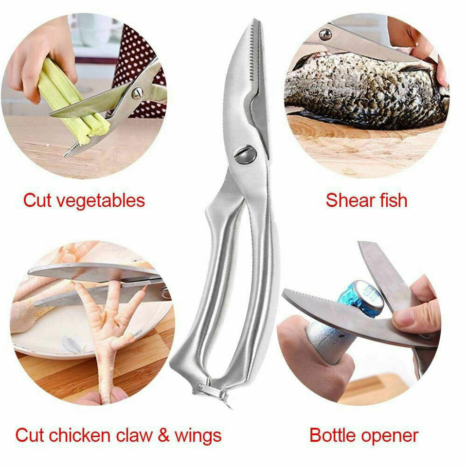 Knives Kitchen Shears Stainless Steel Poultry Fish Chicken Bone Scissors Kitchen