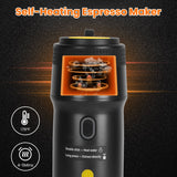 1Pc Portable Electric Espresso Machine Cordless Coffee Maker Self Heating Car Espresso Maker With Anti Dry