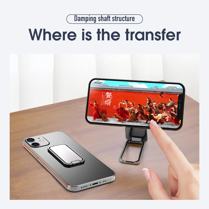 Foldable Mobile Phone Holder Ring Buckle Retractable Desktop CellPhone Stand Car Magnetic Bracket Office Accessories.