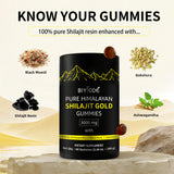 Hot Sale Gold Shilajit Gummies Bottle Package