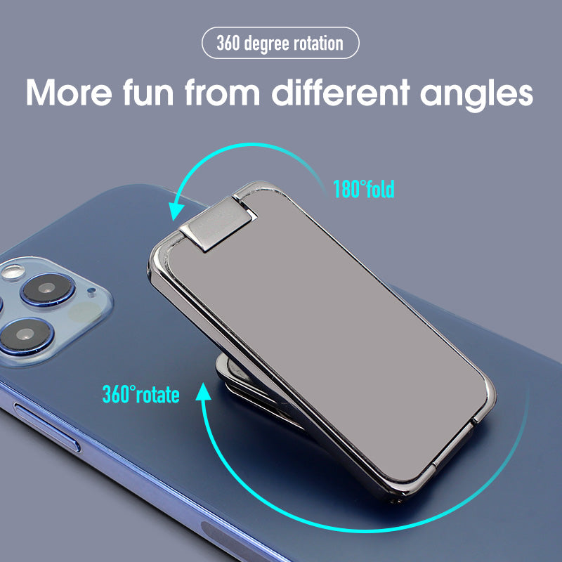 Foldable Mobile Phone Holder Ring Buckle Retractable Desktop CellPhone Stand Car Magnetic Bracket Office Accessories.