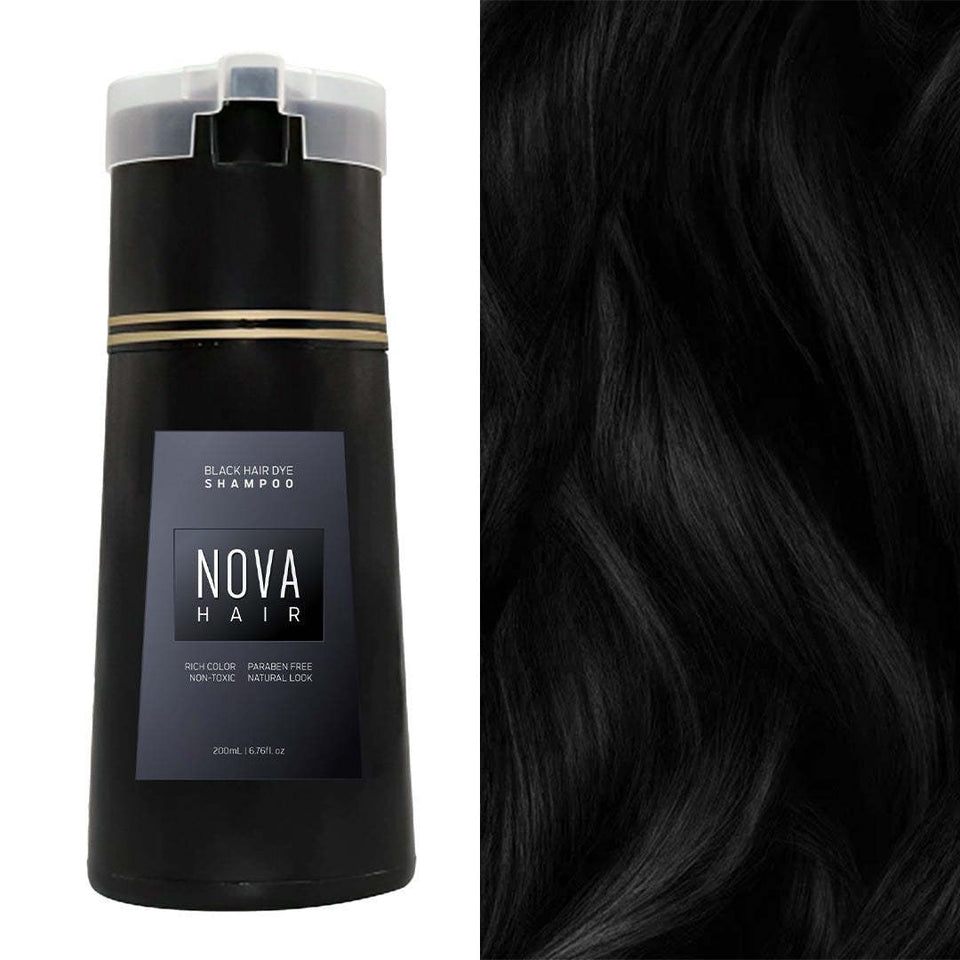 Hair Dyeing Hair Care Shampoo 3-in-1 Natural Fast White Hair Dyed Black Hair.