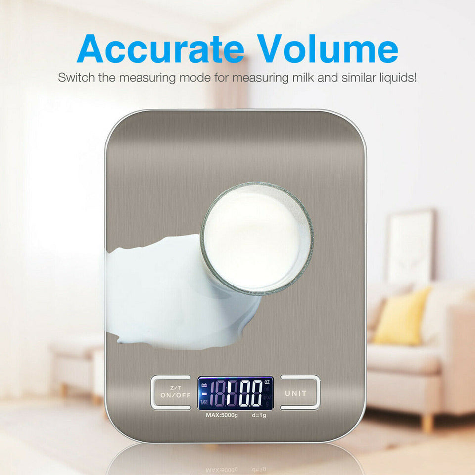 Digital Electronic Kitchen Food Diet Postal Scale Weight Balance 5KG 1g 11lb Kitchen
