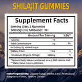 Hot Sale Gold Shilajit Gummies Bottle Package