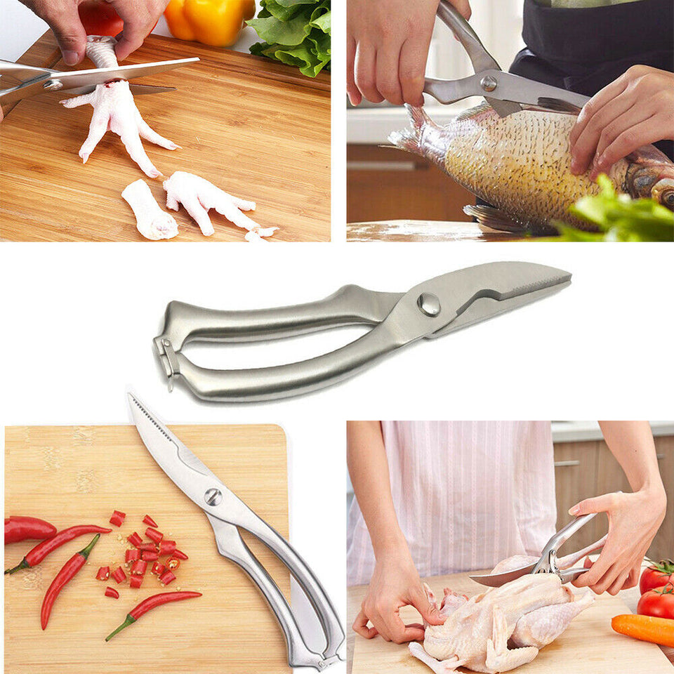 Knives Kitchen Shears Stainless Steel Poultry Fish Chicken Bone Scissors Kitchen