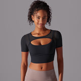 Fitness Double Layer Yoga Clothing Top Women.