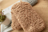 Cartoon Floor Winter Thick Polyester Fleece Fluffy Microfiber Women Fuzzy Socks.
