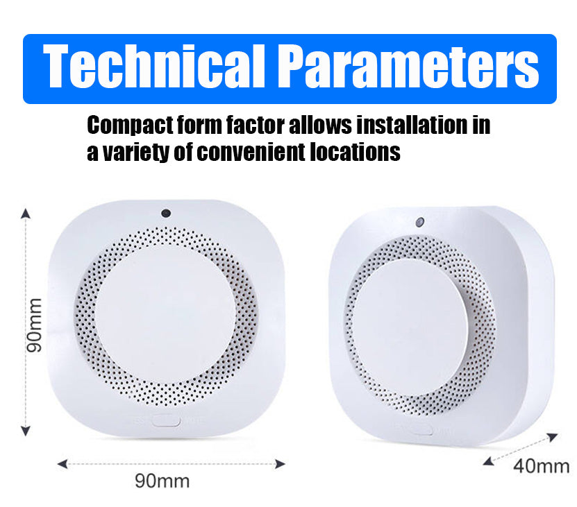 Home Fire Alarm Independent Smoke Detector Gas Sensor Smoke Alarm Fireangel UK