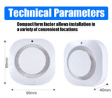 Home Fire Alarm Independent Smoke Detector Gas Sensor Smoke Alarm Fireangel UK