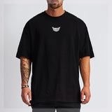 Oversized T Shirt Men's Drop-Shoulder Short Pajamas