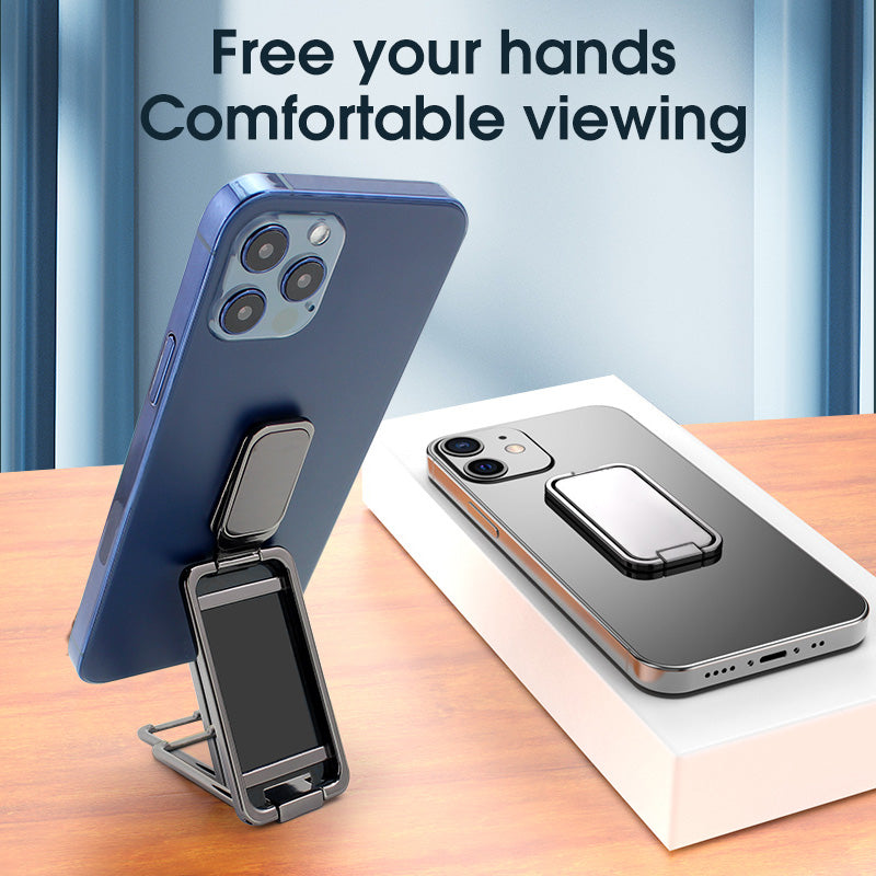 Foldable Mobile Phone Holder Ring Buckle Retractable Desktop CellPhone Stand Car Magnetic Bracket Office Accessories.