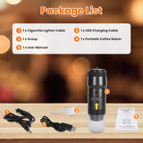 1Pc Portable Electric Espresso Machine Cordless Coffee Maker Self Heating Car Espresso Maker With Anti Dry