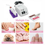 Electric Nail Drill Professional Machine Manicure Pedicure Portable Nail File UK