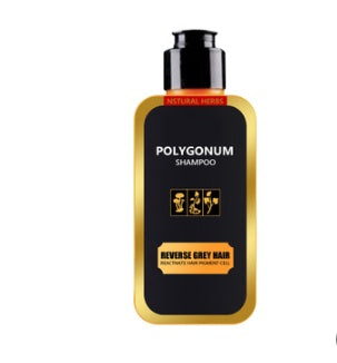Polygonum multiflorum black hair shampoo.
