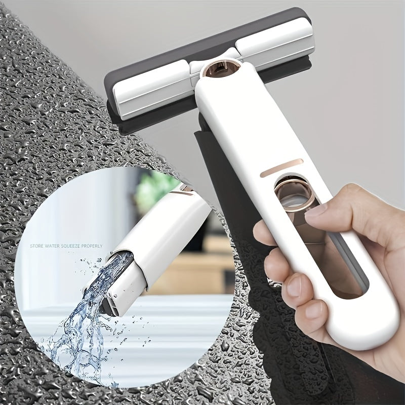 New Portable Self-NSqueeze Mini Mop, Lazy Hand Wash-Free Strong Absorbent Mop Multifunction Portable Squeeze