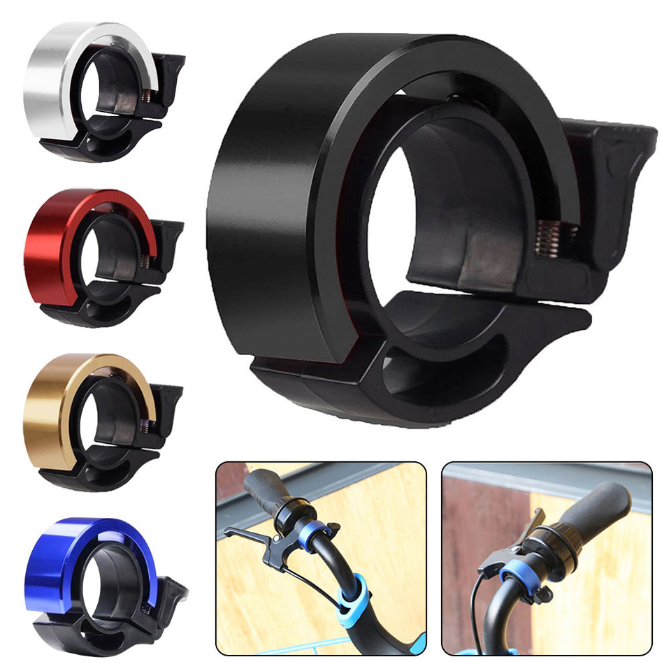 Aluminum Alloy Bicycle Bell For Children Adults Moutain Bike Universal Bike Horn Ring Sound Alarm Accessories For Safety Cycling.