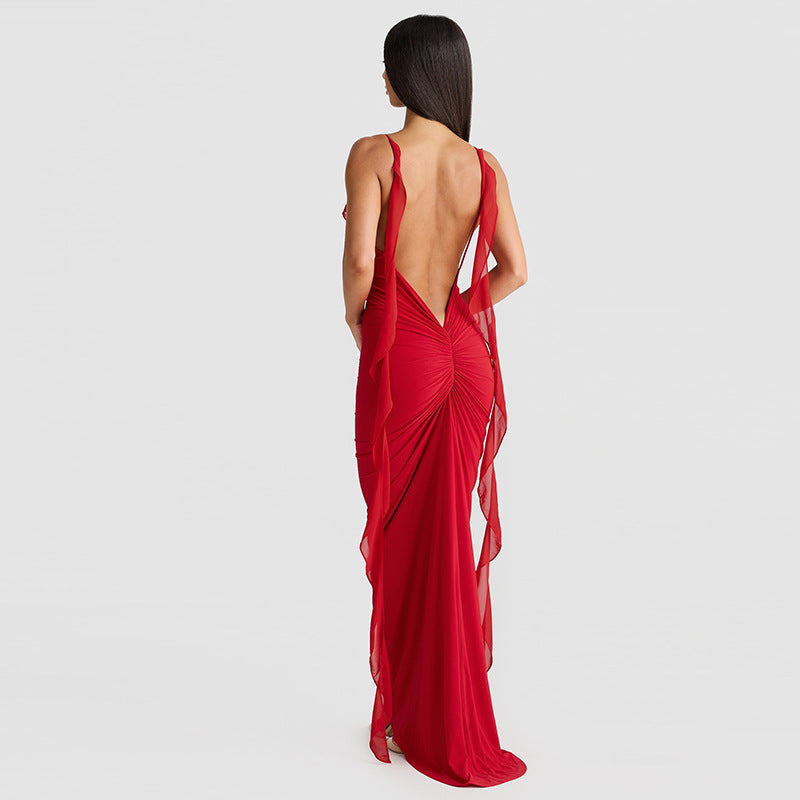 Women's Clothing Fashion Suspenders Dress Women.