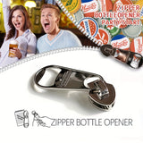 Creative Large Magnetic Zipper Bottle Opener Beer Bottle Opener With Refrigerator Sticker